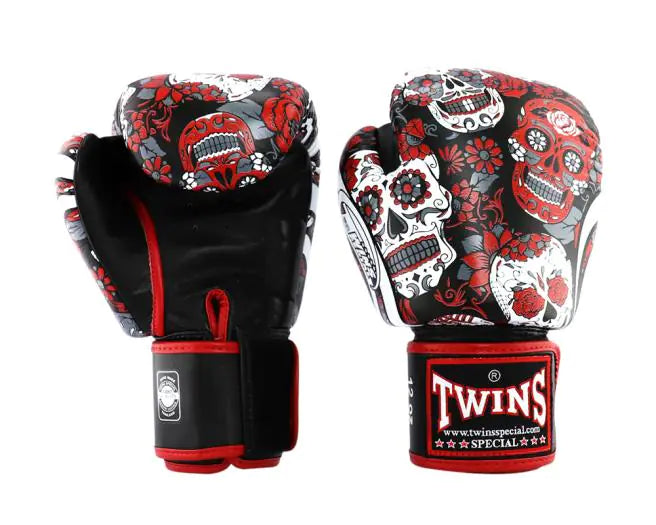Twins Muay Thai Boxing Gloves FBGV53 Skull