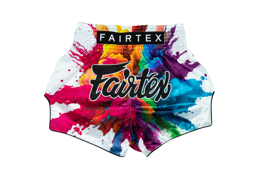 Fairtex Muay Thai Shorts BS1939 Funky Soul White
