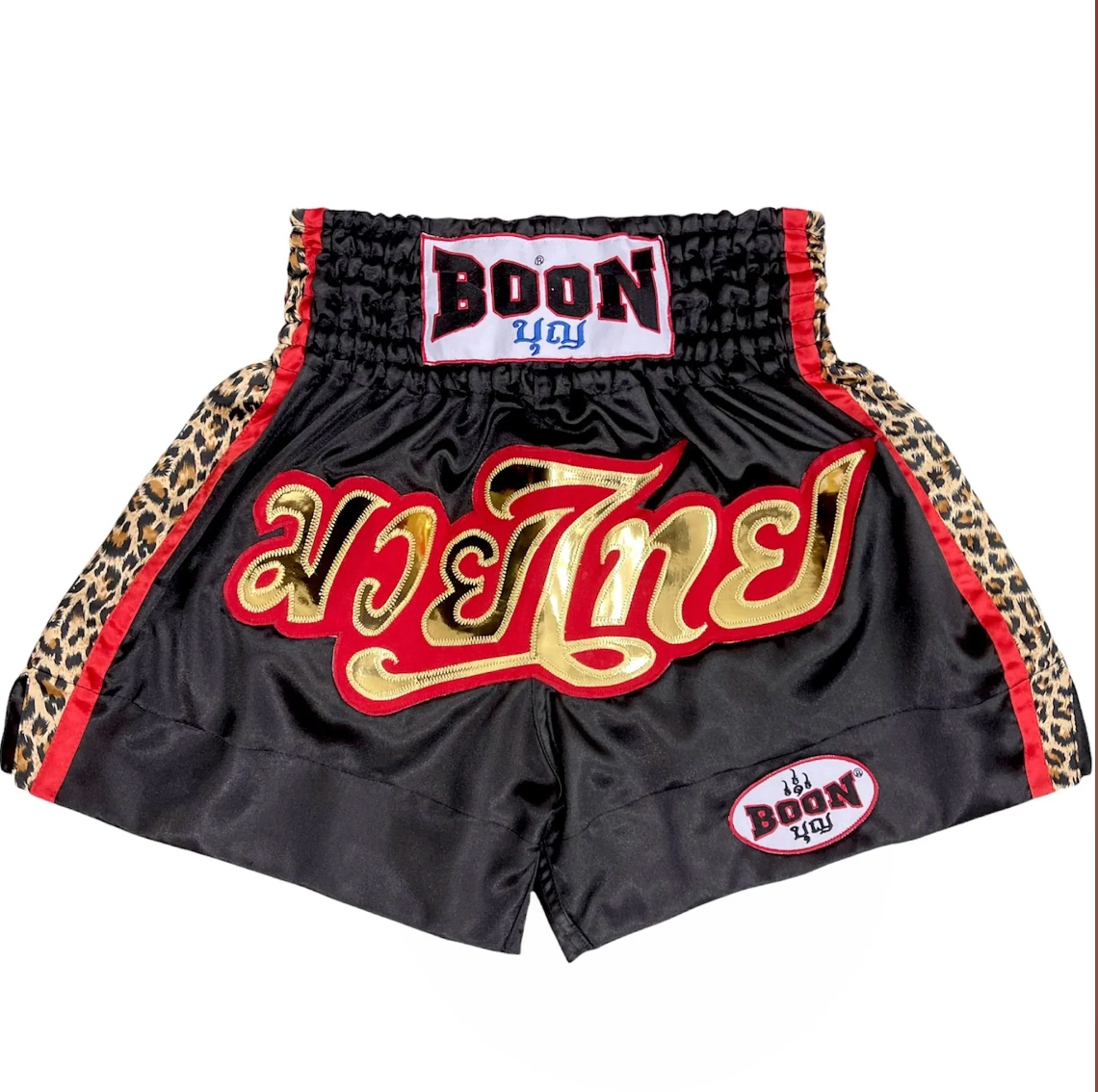Boon Sport Muay Thai Shorts Leopard Stripe MT42