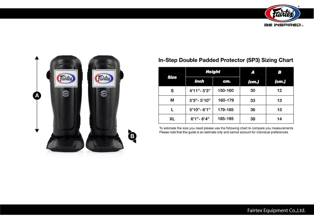 Fairtex Double Padded Shin Guards SP3