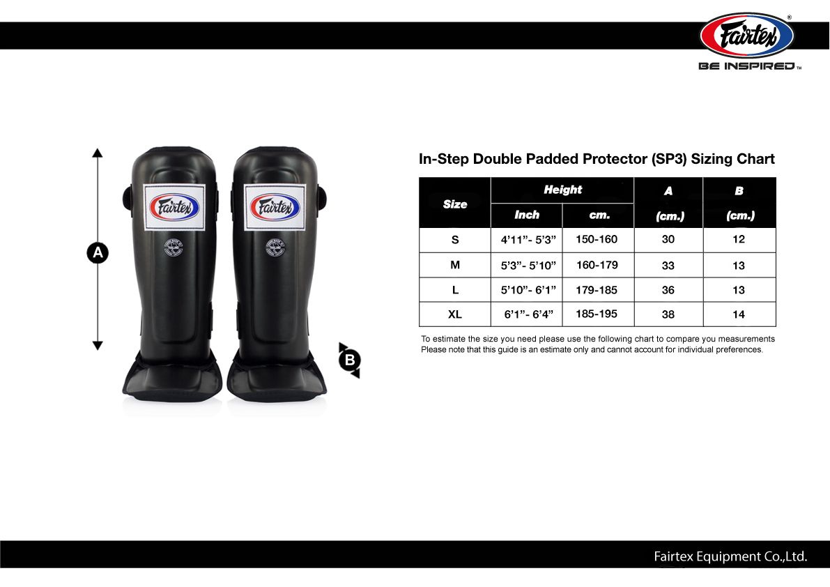 Fairtex Double Padded Shin Guards SP3