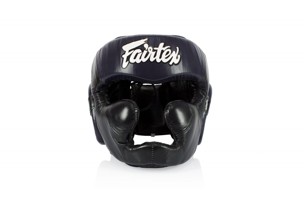 Fairtex HG13 Head Guard Black / Blue Medium | Clearance