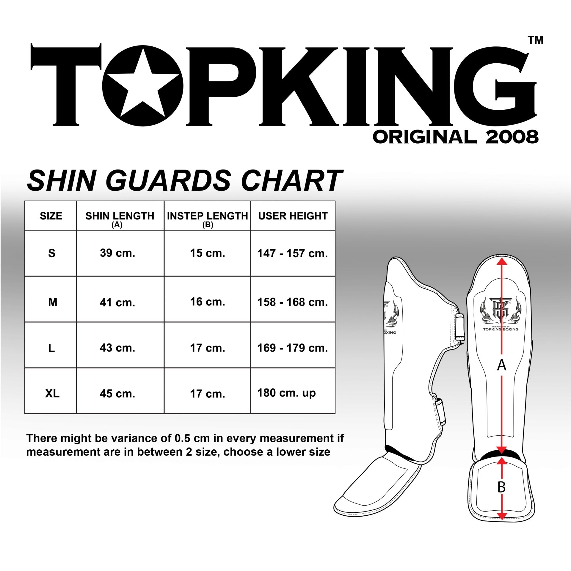 Top King Muay Thai Shin Pads TKSGSS-02 Super Snake