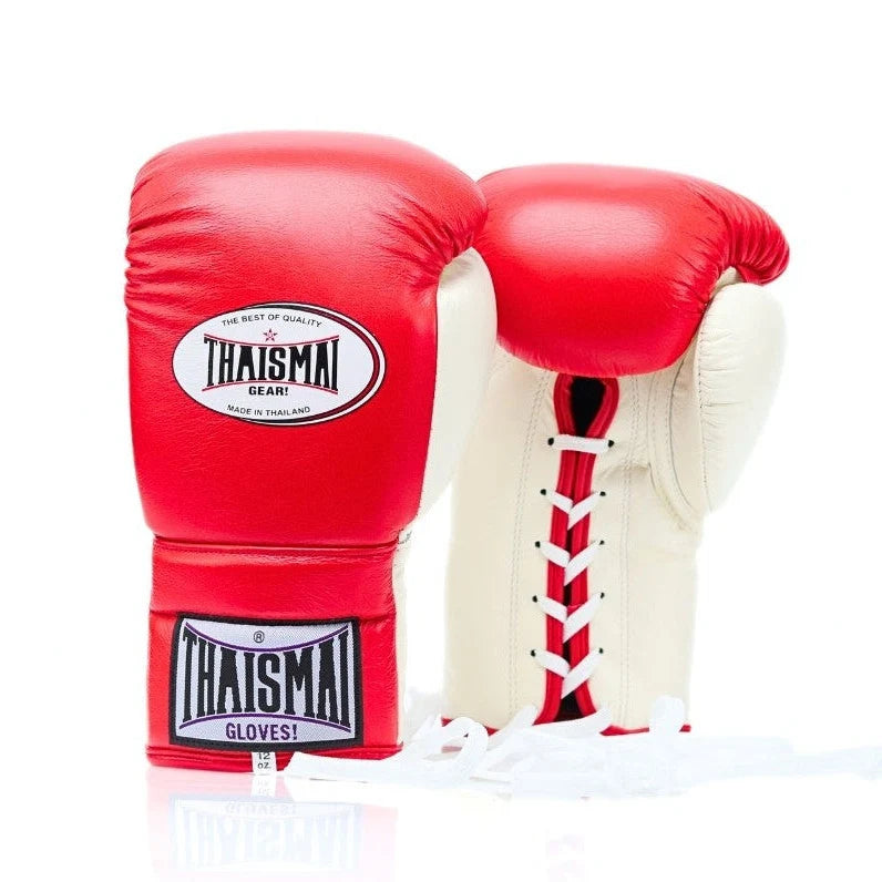 Thaismai BG121 Lace-Up Muay Thai Boxing Gloves