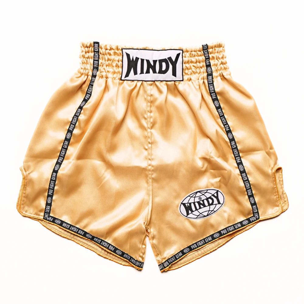 Windy Classic Muay Thai Shorts Gold