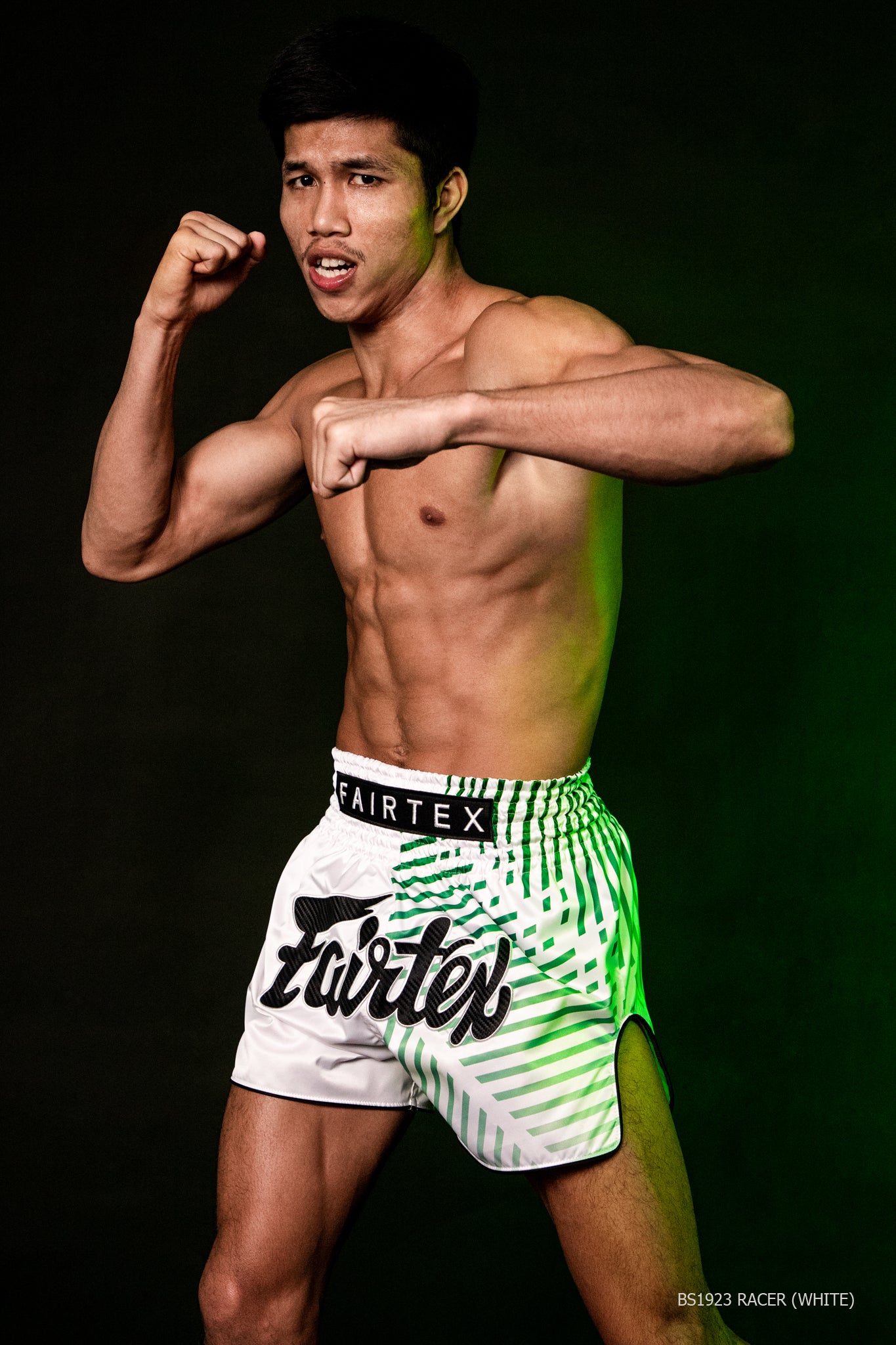 Fairtex Racer Muay Thai Shorts White BS1923
