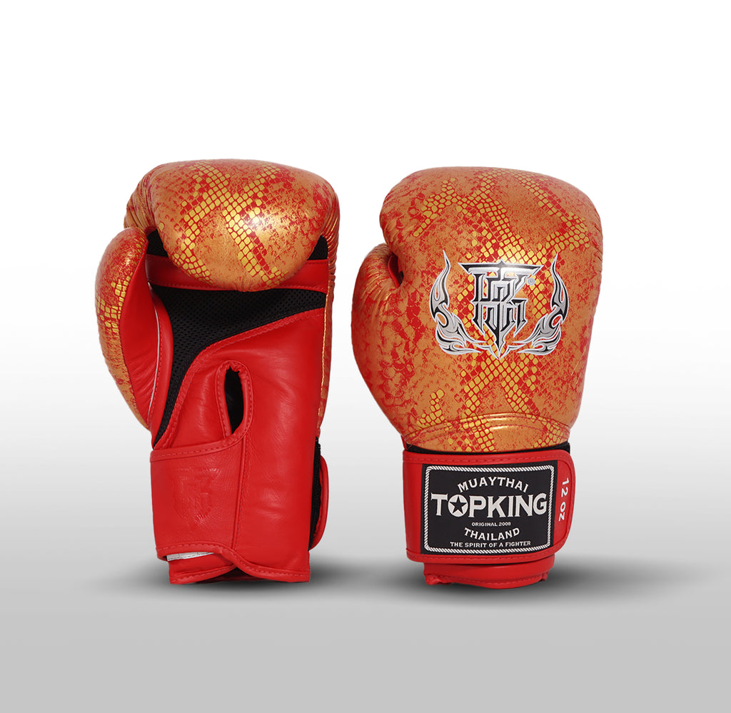 Top King Muay Thai Boxing Gloves Snake Air TK-TKBGSS-02