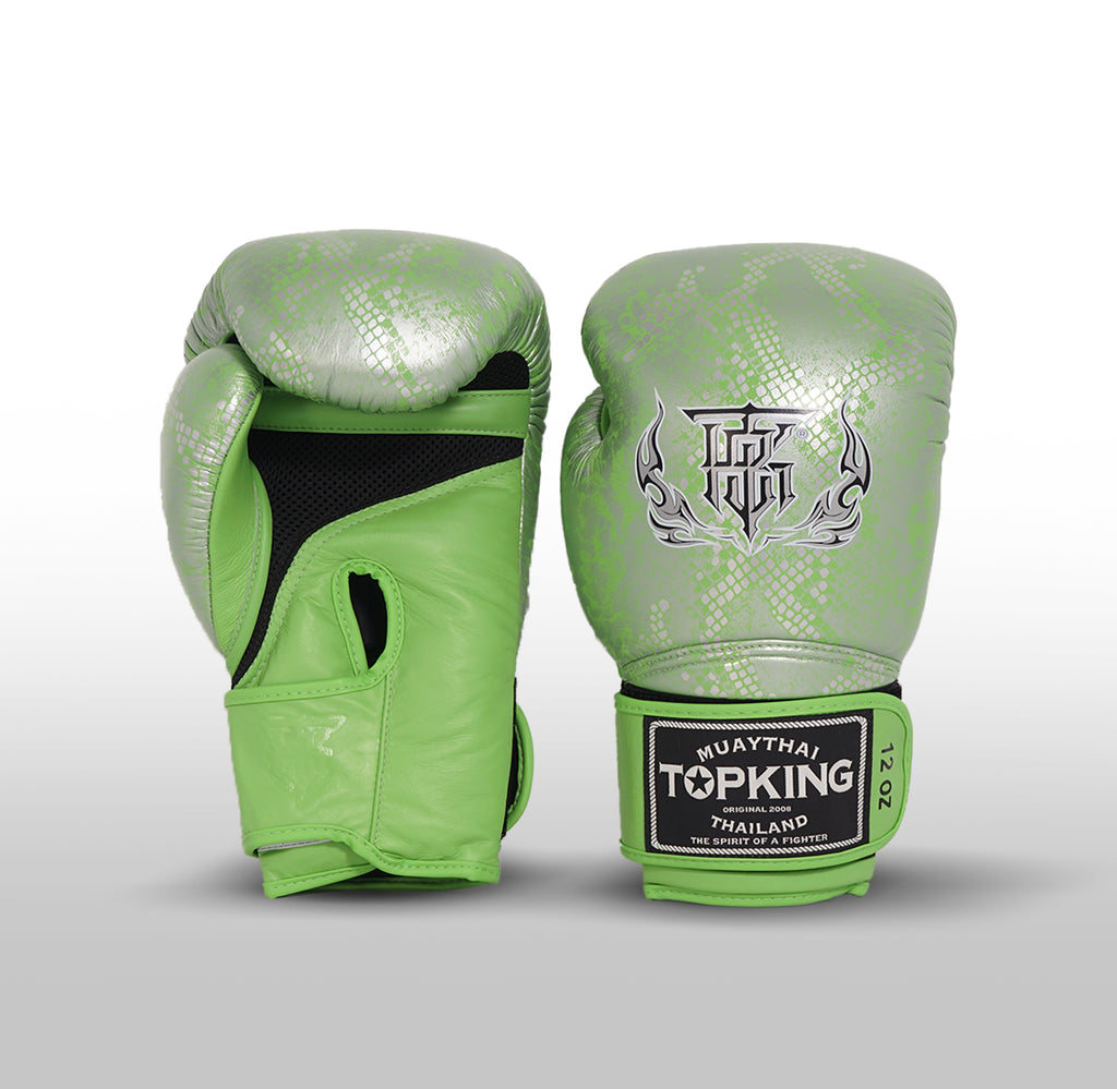 Top King Muay Thai Boxing Gloves Snake Air TK-TKBGSS-02
