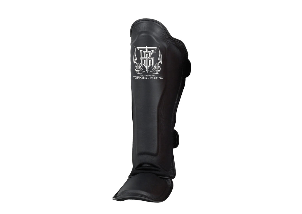 Top King Pro Shin Guards Black Medium | Clearance